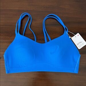 NWT Lululemon Athletica Like A Cloud Vibrant Blue Strappy Sports Bra 💙💙💙